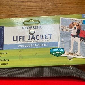Dog life jacket brand new small